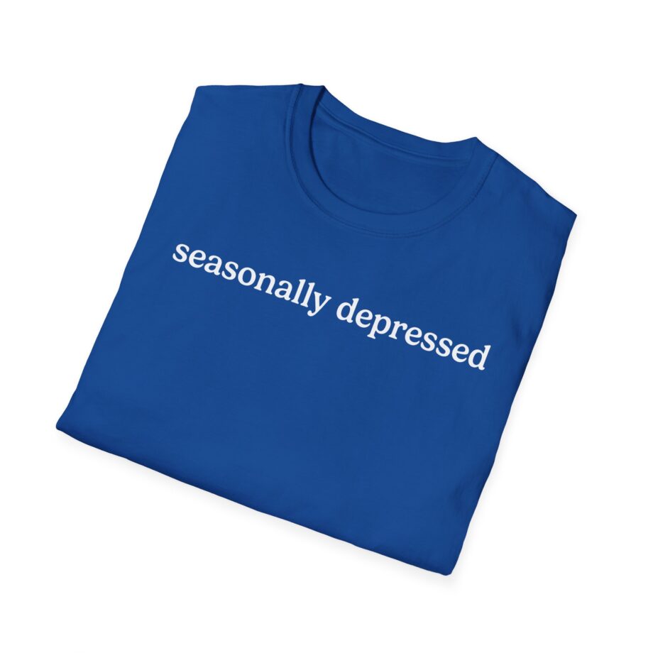 Sadie Crowell Seasonally Depressed Unisex Softstyle T-shirt