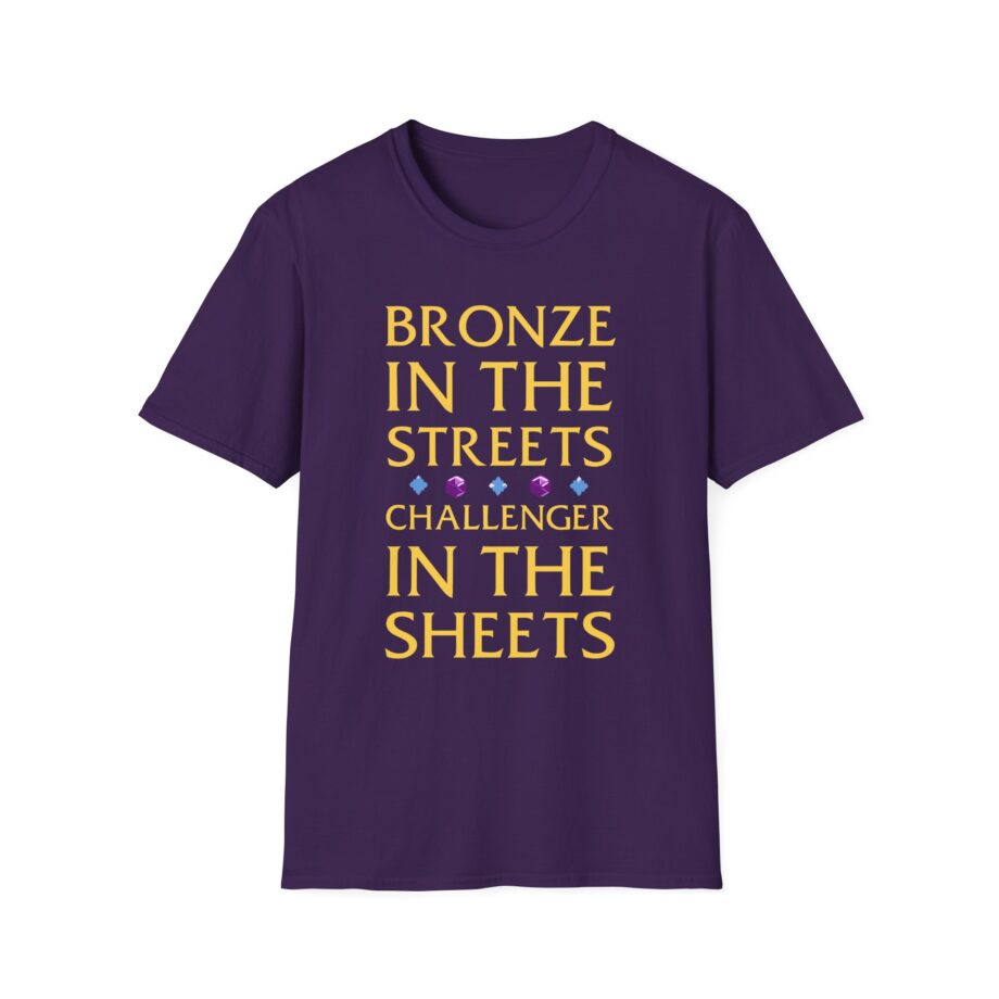 Mizkif Bronze in the Streets Challenger in the Sheets Unisex Softstyle T-shirt
