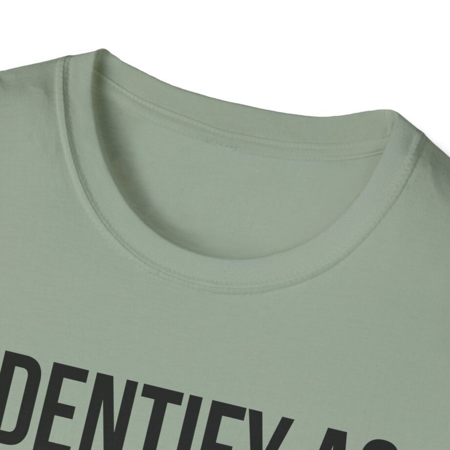 I Identify as an American Unisex Softstyle T-shirt