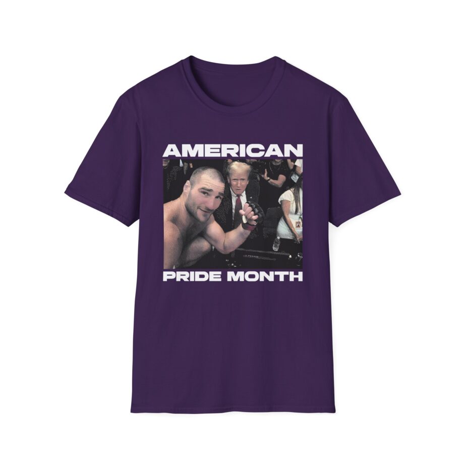 Sean Strickland American Pride Month Unisex Softstyle T-shirt
