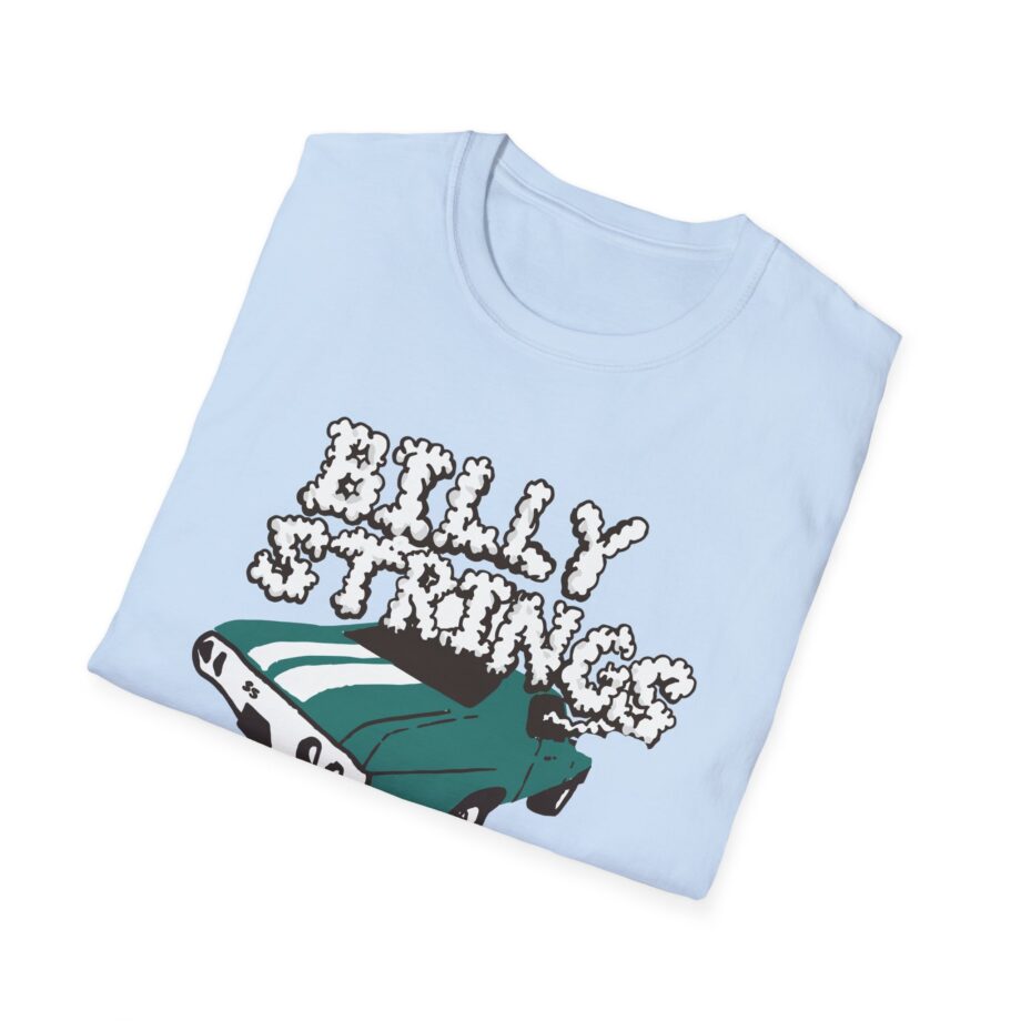 Billy Strings Imogene + Willie X Billy Strings Highway Prayers Green Car Unisex Softstyle T-shirt