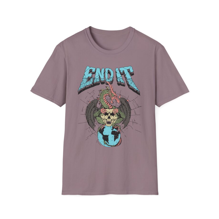 End It Dragon Skull Unisex Softstyle T-Shirt
