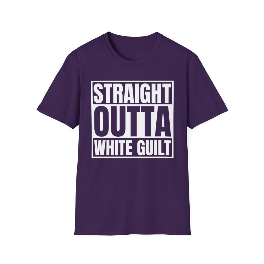 Straight Outta White Guilt Unisex Softstyle T-Shirt