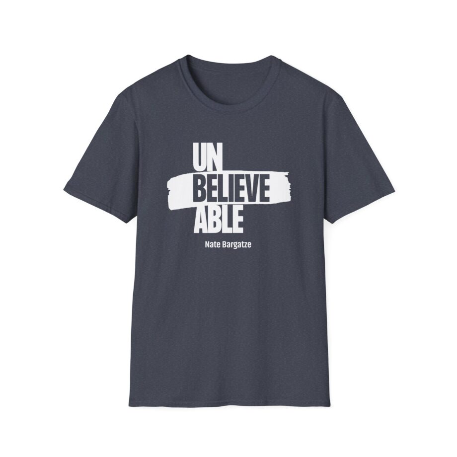 Nate Bargatze  Unbelievable Unisex Softstyle T-Shirt