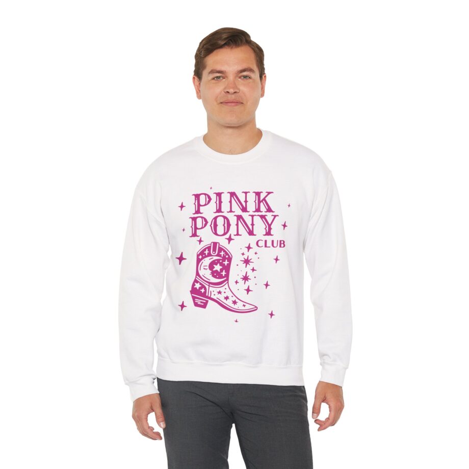 Chappell Roan Pink Pony Club Unisex Heavy Blend Crewneck Sweatshirt