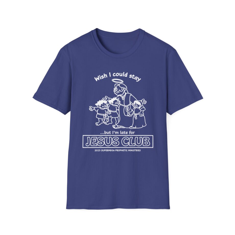 Supermega Jesus Club Unisex Softstyle T-shirt