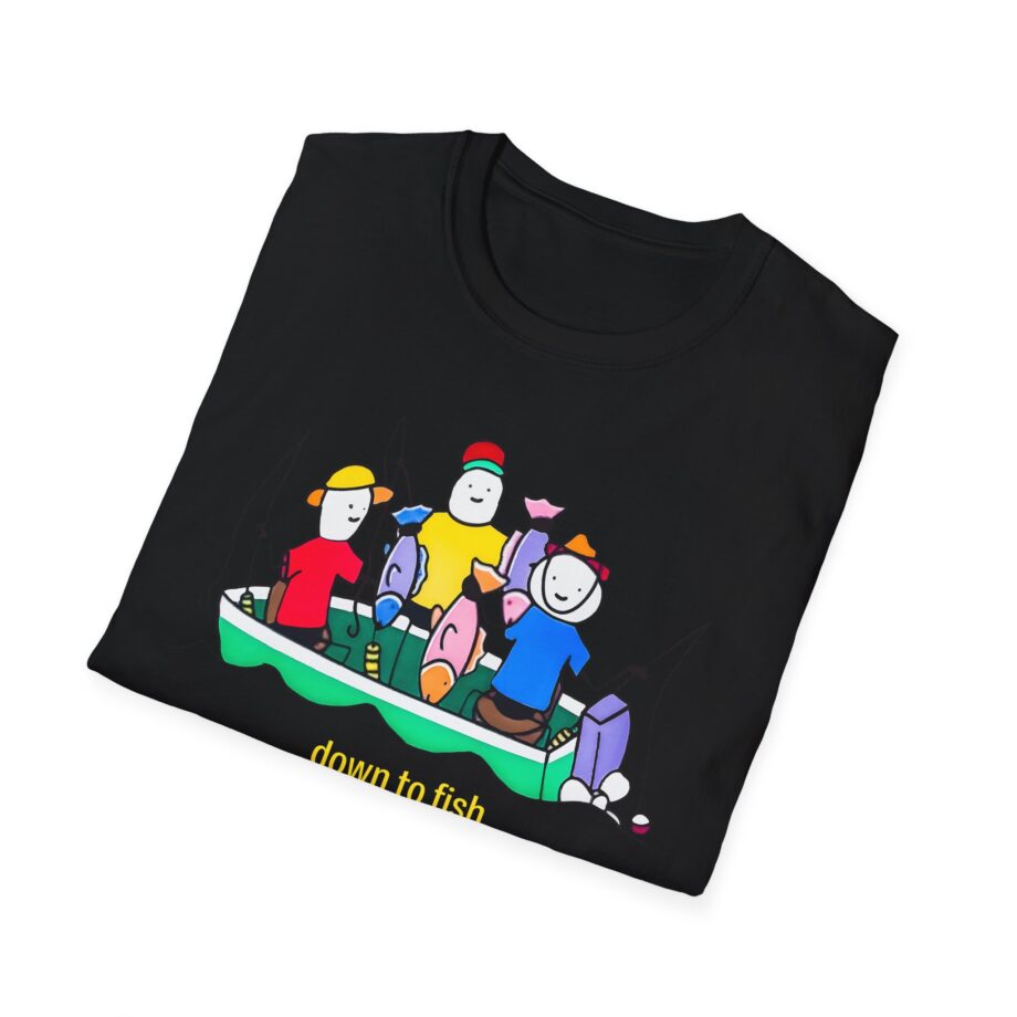 Super Mega Down to Fish Unisex Softstyle T-shirt