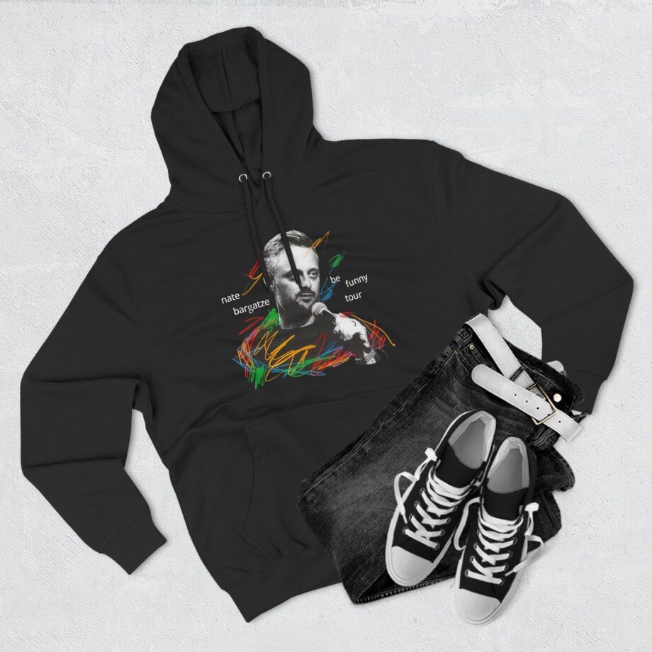 Nate Bargatze 2024 Be Funny Tour Three-panel Fleece Hoodie