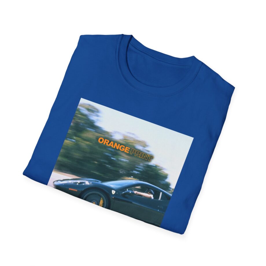 Larry June Orange Print Unisex Softstyle T-shirt
