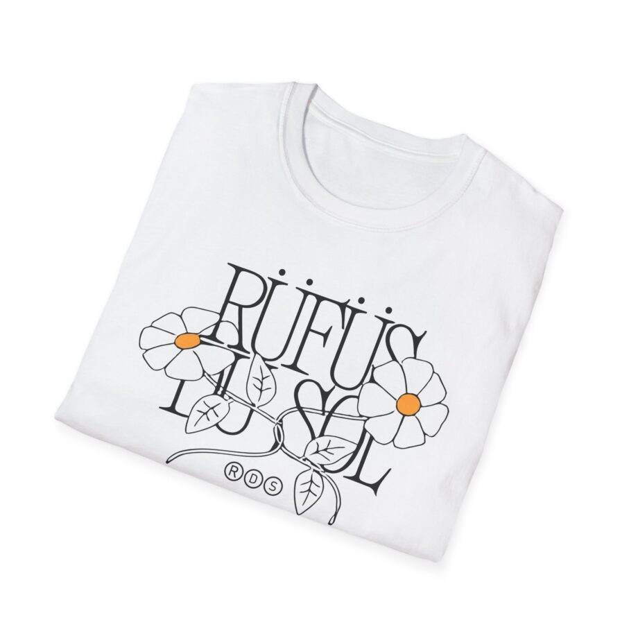 Rufus Du Sol Flower Ecru Unisex Softstyle T-Shirt