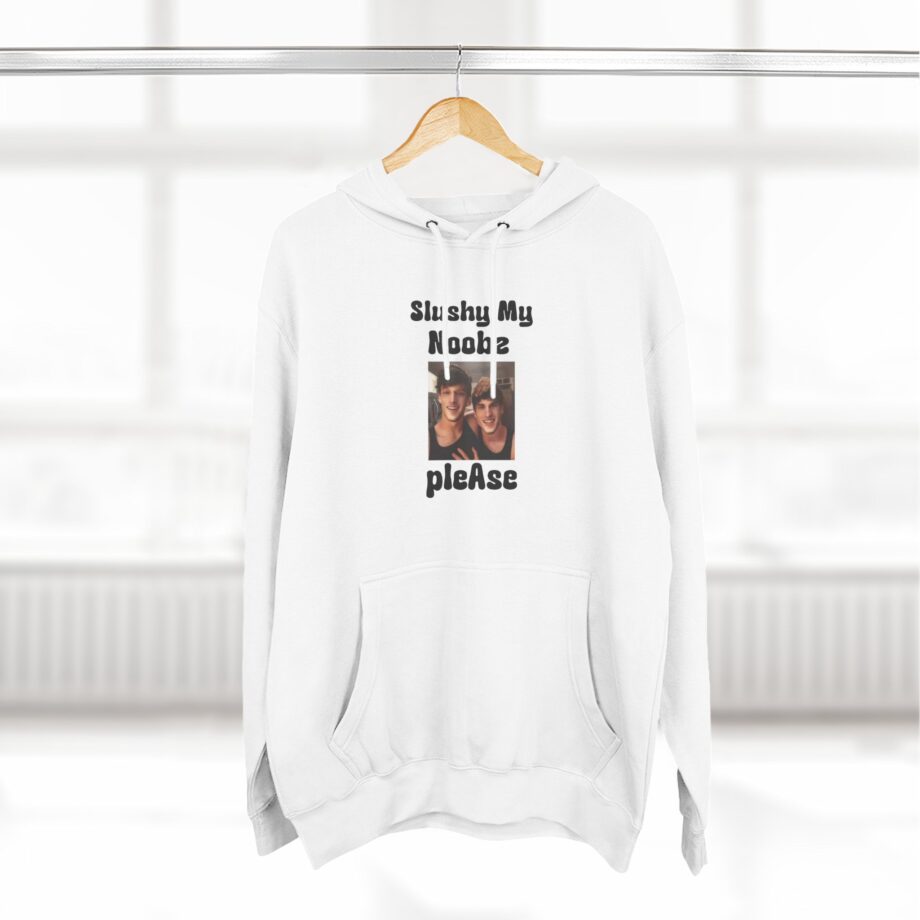 Slushy Noobz Martin and Hamzah Comedy Three-panel Fleece Hoodie