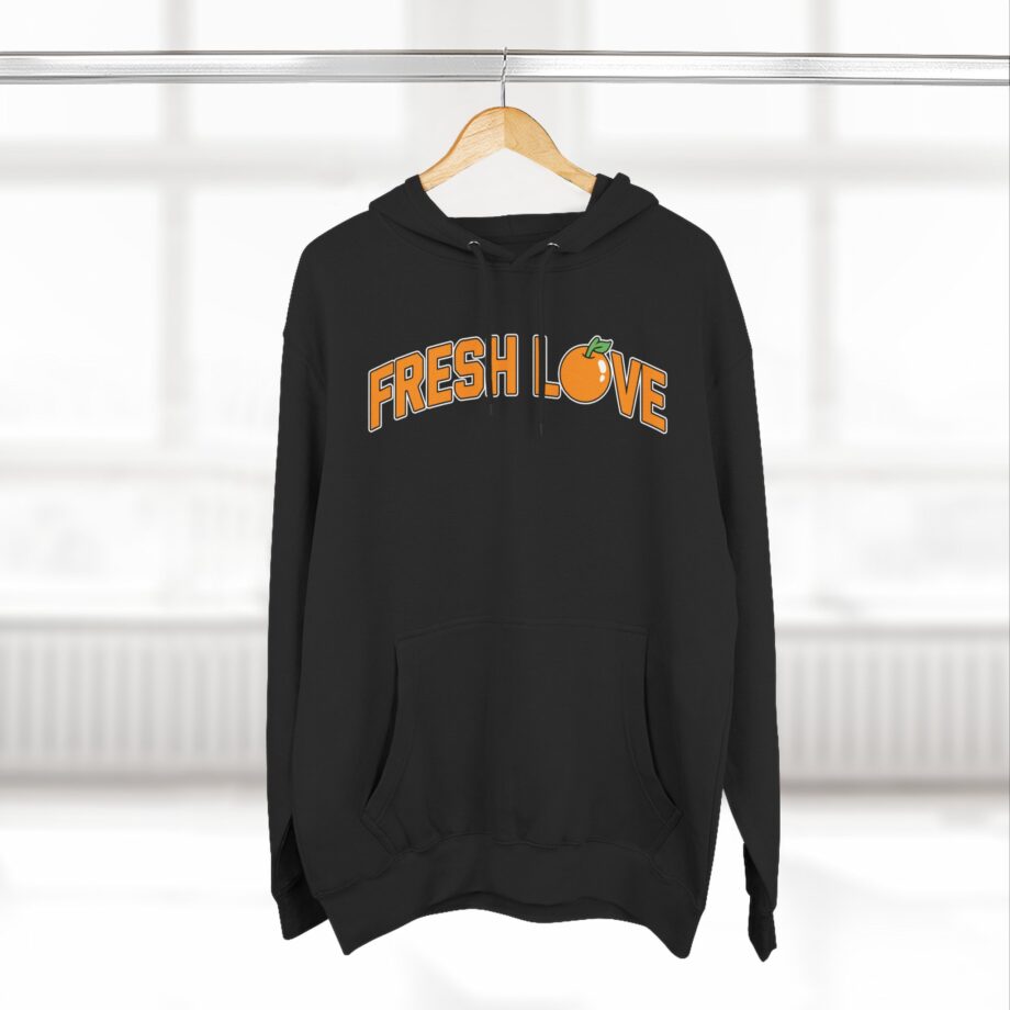 Three-Panel Fleece Hoodie