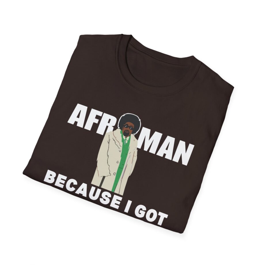 Because I Got High Afroman Unisex Softstyle T-Shirt