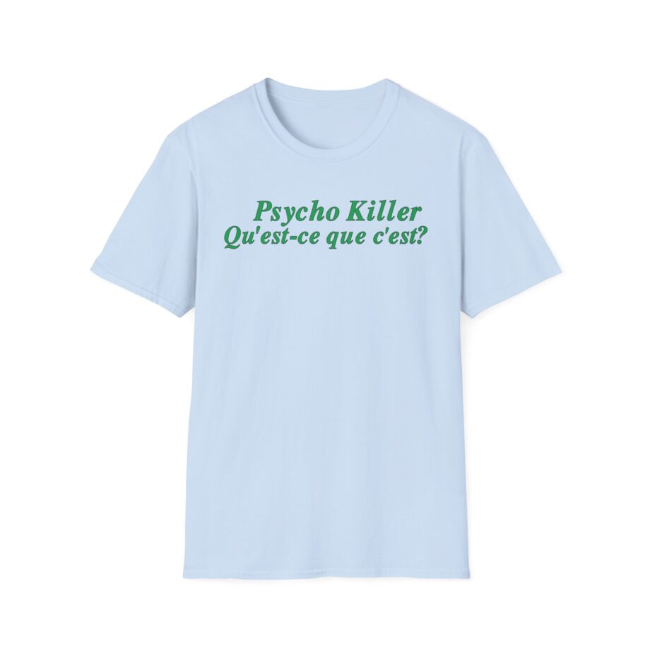 Miley Cyrus Talking Heads X Miley Psycho Killer Unisex Softstyle T-Shirt