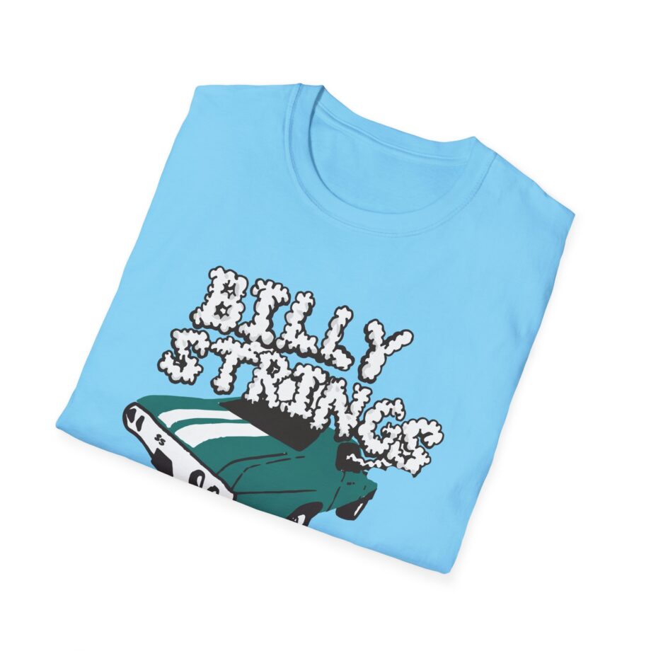 Billy Strings Imogene + Willie X Billy Strings Highway Prayers Green Car Unisex Softstyle T-shirt