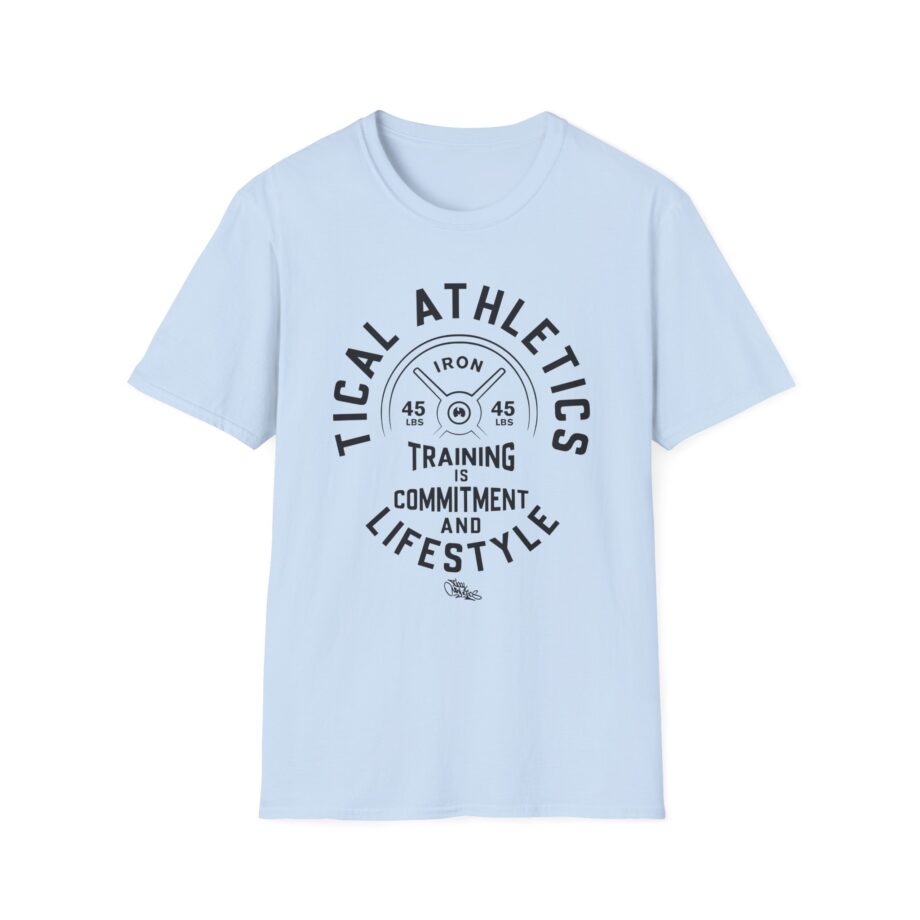 Method Man Training is Commitment and Lifestyle Tical Athletic Unisex Softstyle T-shirt
