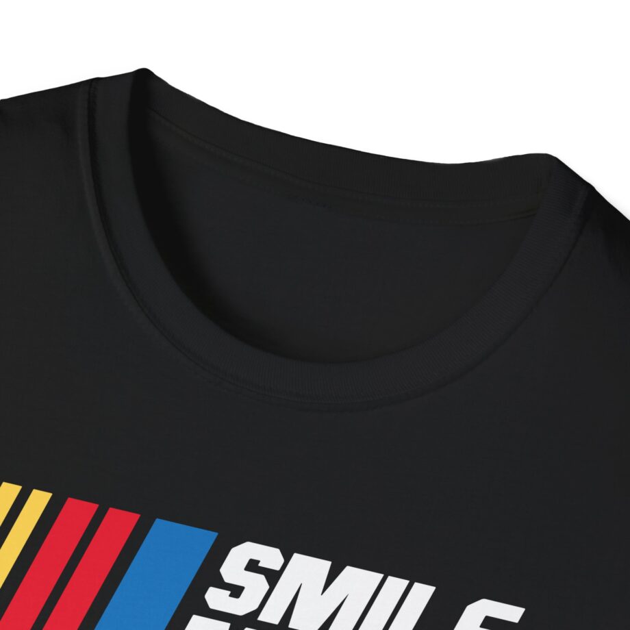 Roman Atwood Smile More Racing Unisex Softstyle T-shirt