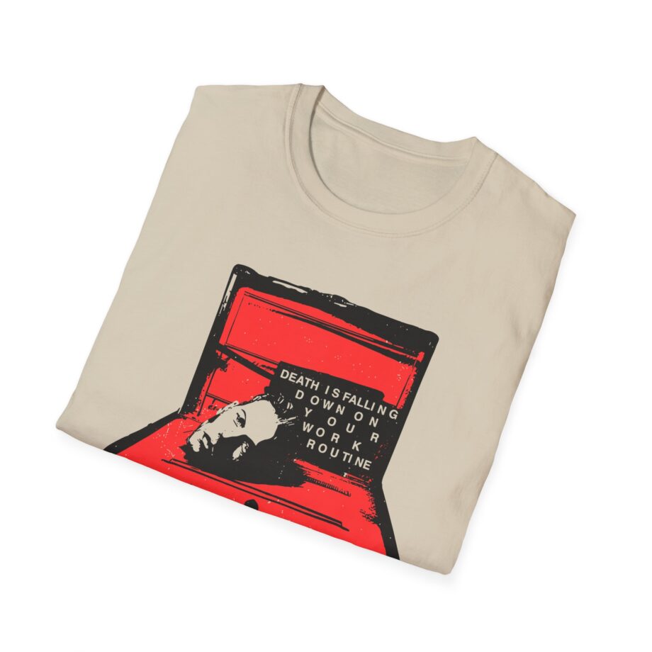 Fontaines Death Is Falling Down On Your Work Routine Unisex Softstyle T-Shirt