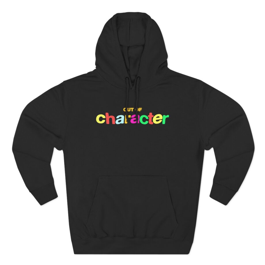 Slushy Noobz  Out Of Character Three-panel Fleece Hoodie