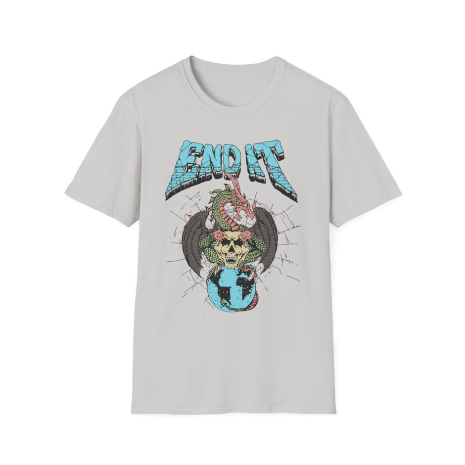 End It Dragon Skull Unisex Softstyle T-Shirt