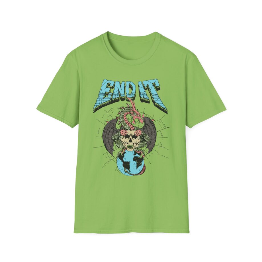 End It Dragon Skull Unisex Softstyle T-Shirt
