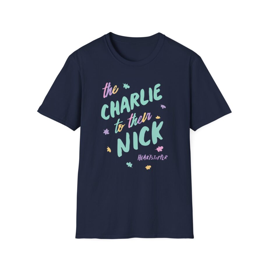 Heartstopper Charlie to Nick Pride Unisex Softstyle T-Shirt