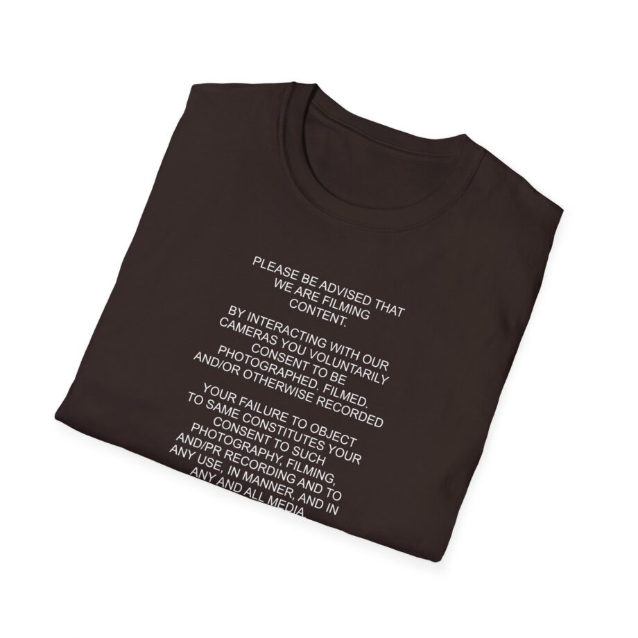 Nekrogoblikon We Are Filming Content Unisex Softstyle T-Shirt