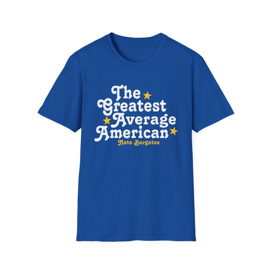 The Greatest Average American Nate Bargatze Unisex Softstyle T-Shirt