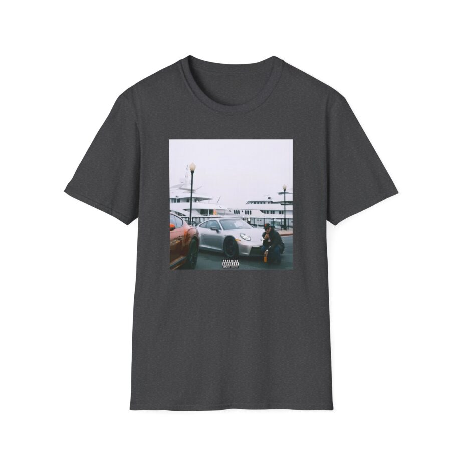 Larry June Spaceships on the Blade Unisex Softstyle T-shirt