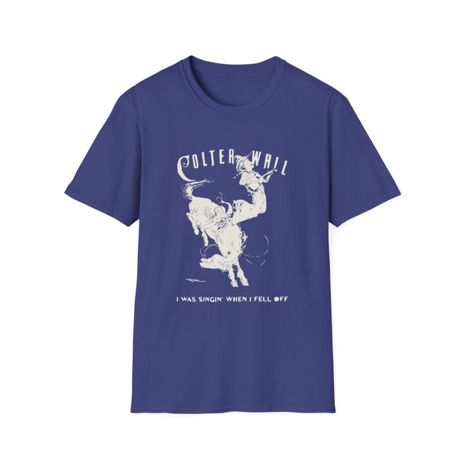 Colter Wall I Was Singin' When I Fell Off Unisex Softstyle T-shirt