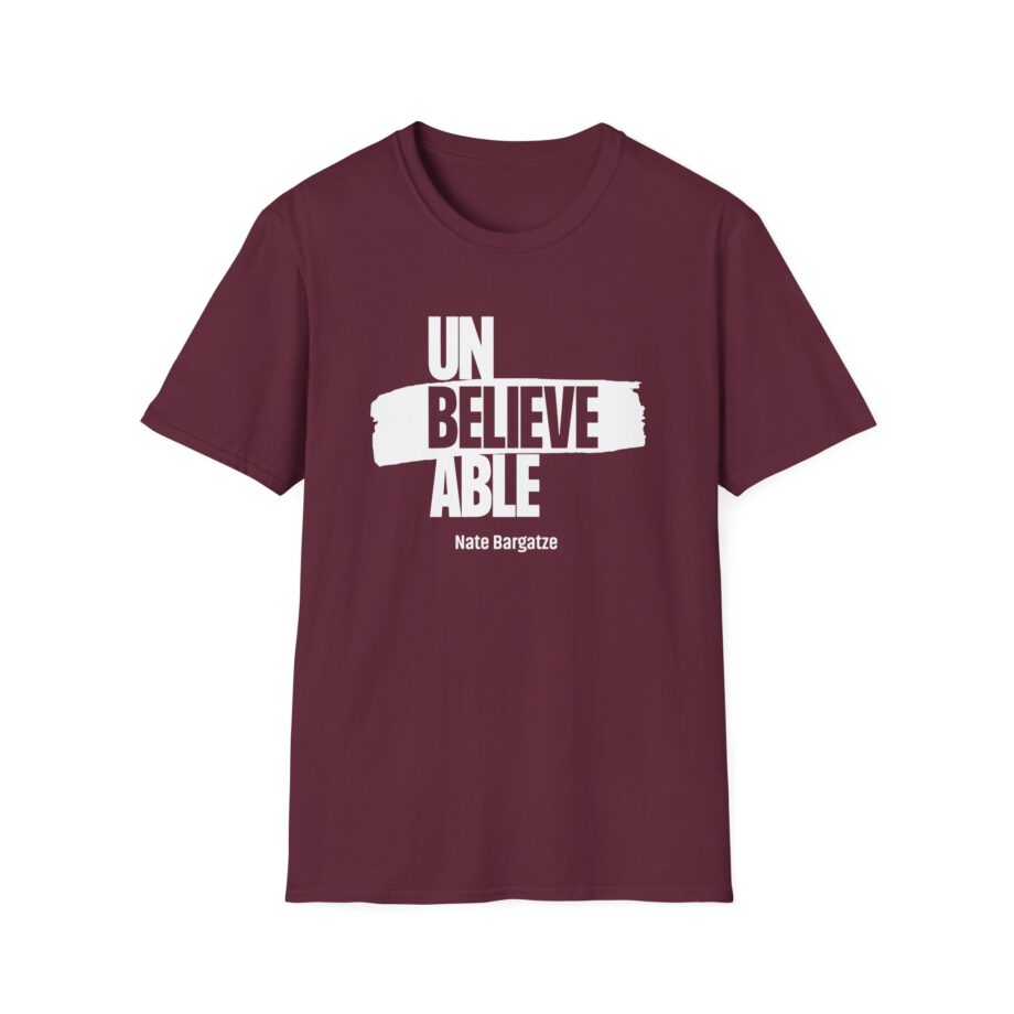Nate Bargatze  Unbelievable Unisex Softstyle T-Shirt