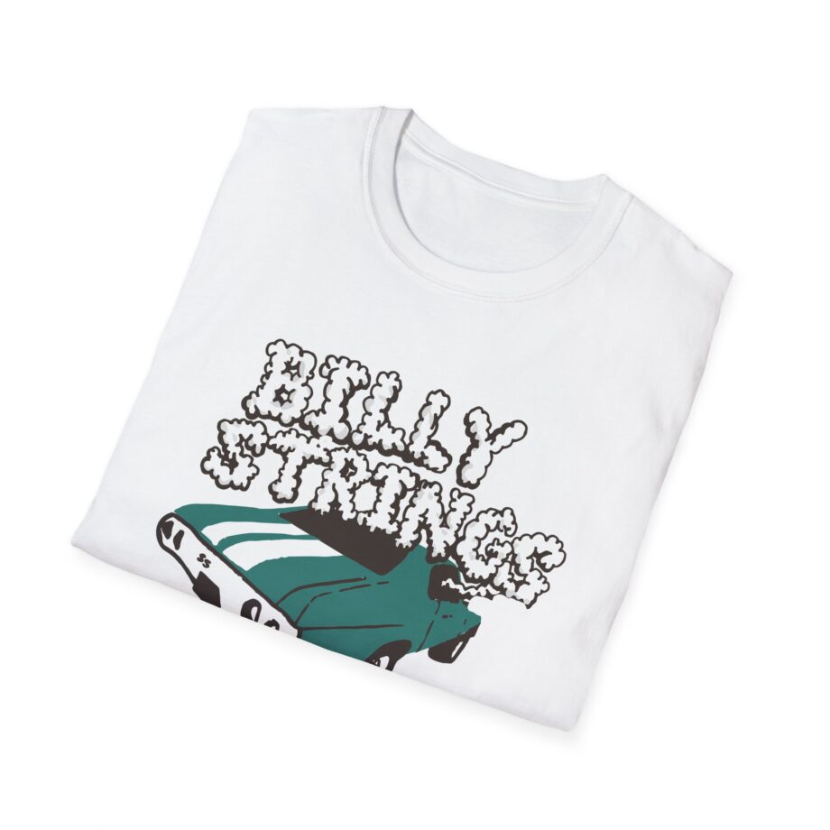 Billy Strings Imogene + Willie X Billy Strings Highway Prayers Green Car Unisex Softstyle T-shirt
