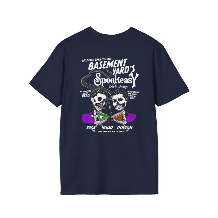 Basement Yard the Spookeasy Bar & Lounge Unisex Softstyle T-shirt