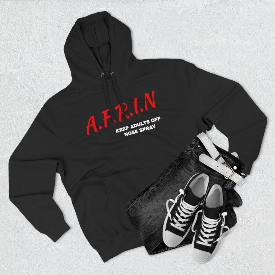 Afrin Keep Adults of Nose Spray Three-panel Fleece Hoodie