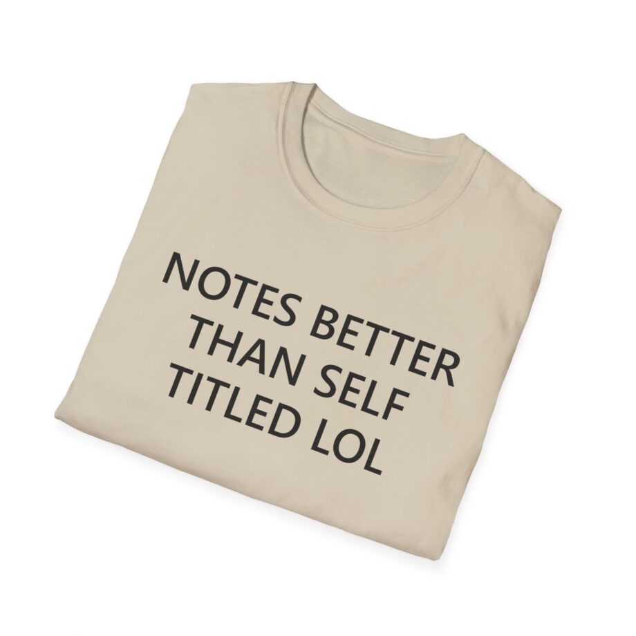 The  Notes > Self Titled Unisex Softstyle T-shirt