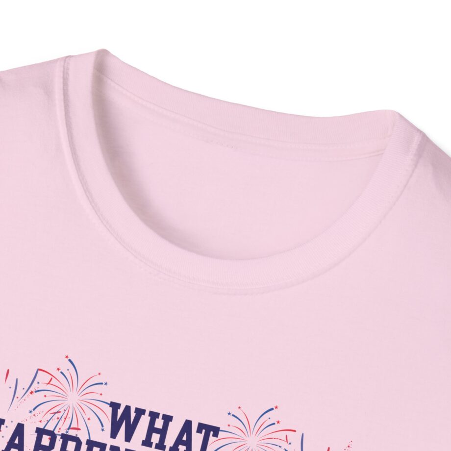 James Droz What Happeneduhhh Unisex Softstyle T-shirt