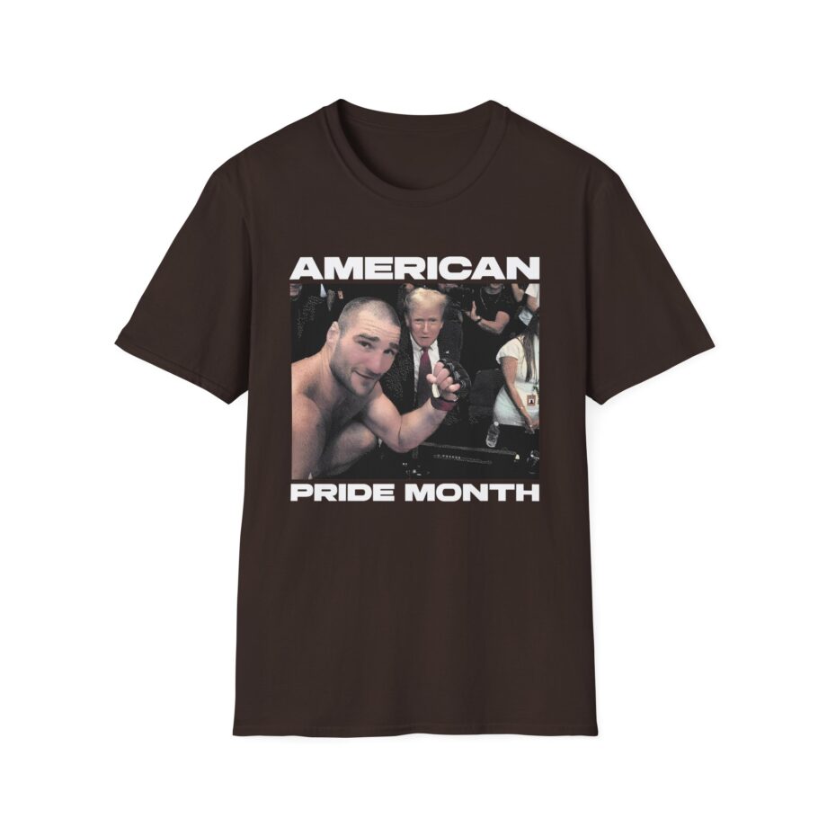 Sean Strickland American Pride Month Unisex Softstyle T-shirt