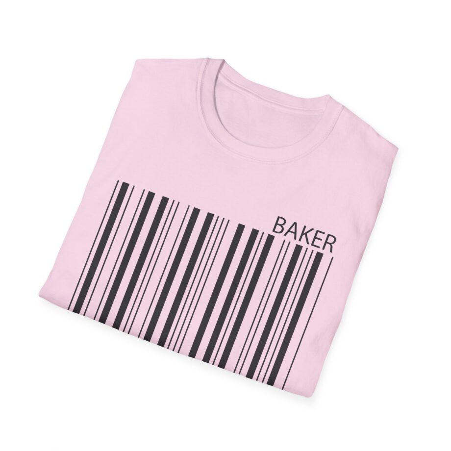 Maverick Barcode Baker Unisex Softstyle T-shirt