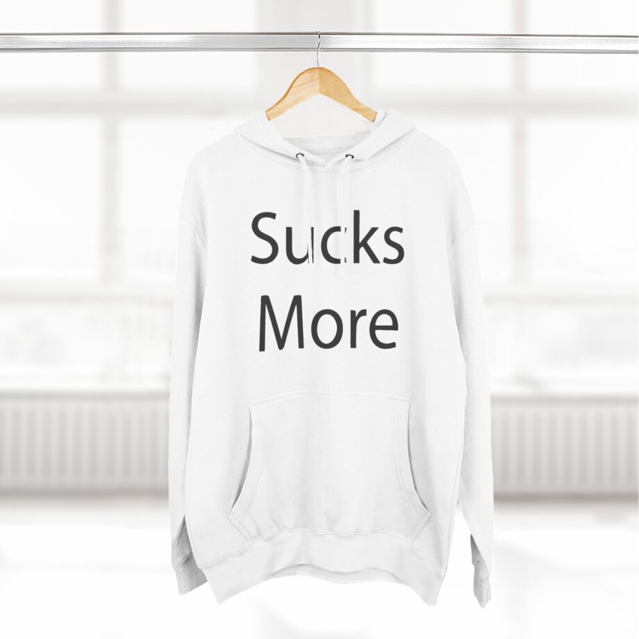 Hamzah Sucks More Tee Three-panel Fleece Hoodie