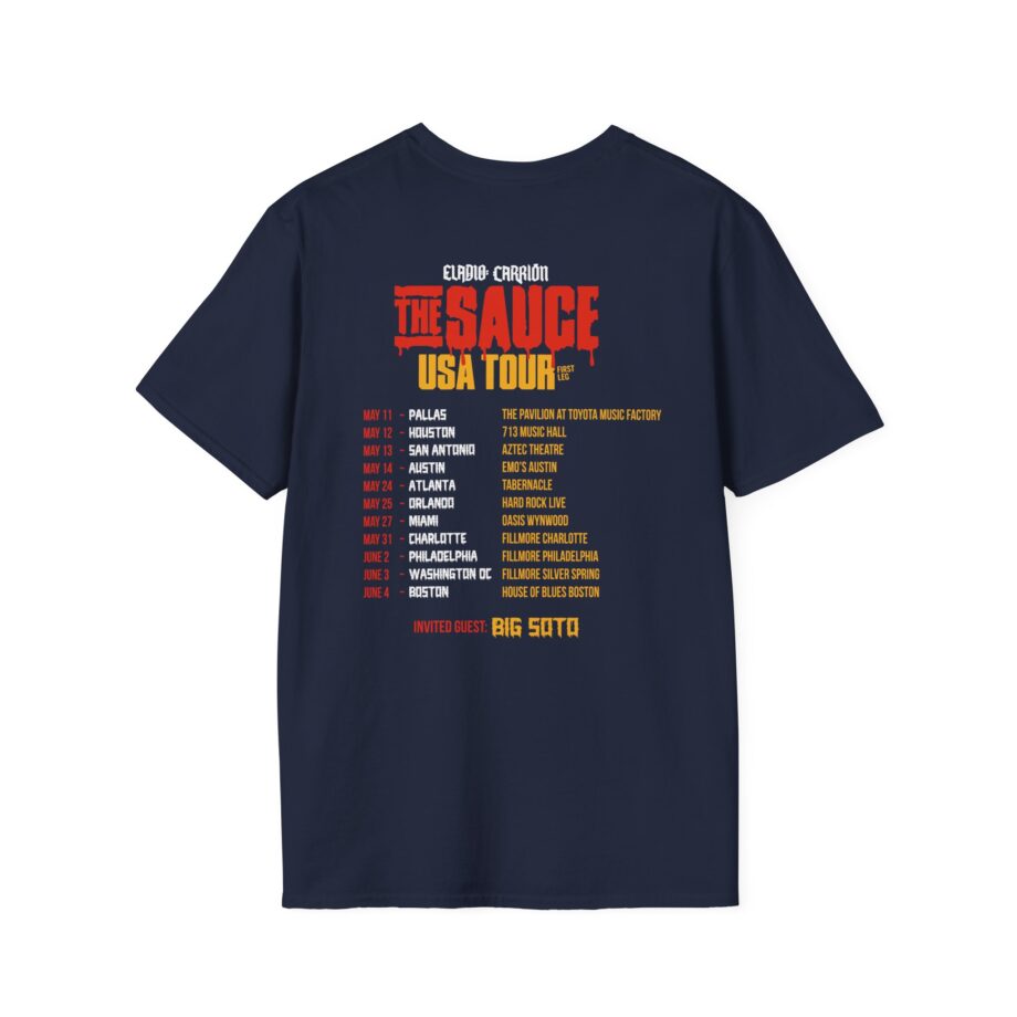 Eladio Carrion Sauce Boyz Usa Tour Unisex Softstyle T-Shirt