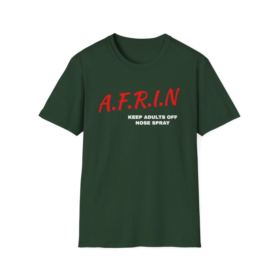 Nate Bargatze Afrin Keep Adults of Nose Spray Unisex Softstyle T-Shirt