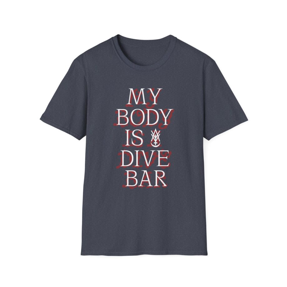 Amigo the Devil My Body is Dive Bar Unisex Softstyle T-shirt