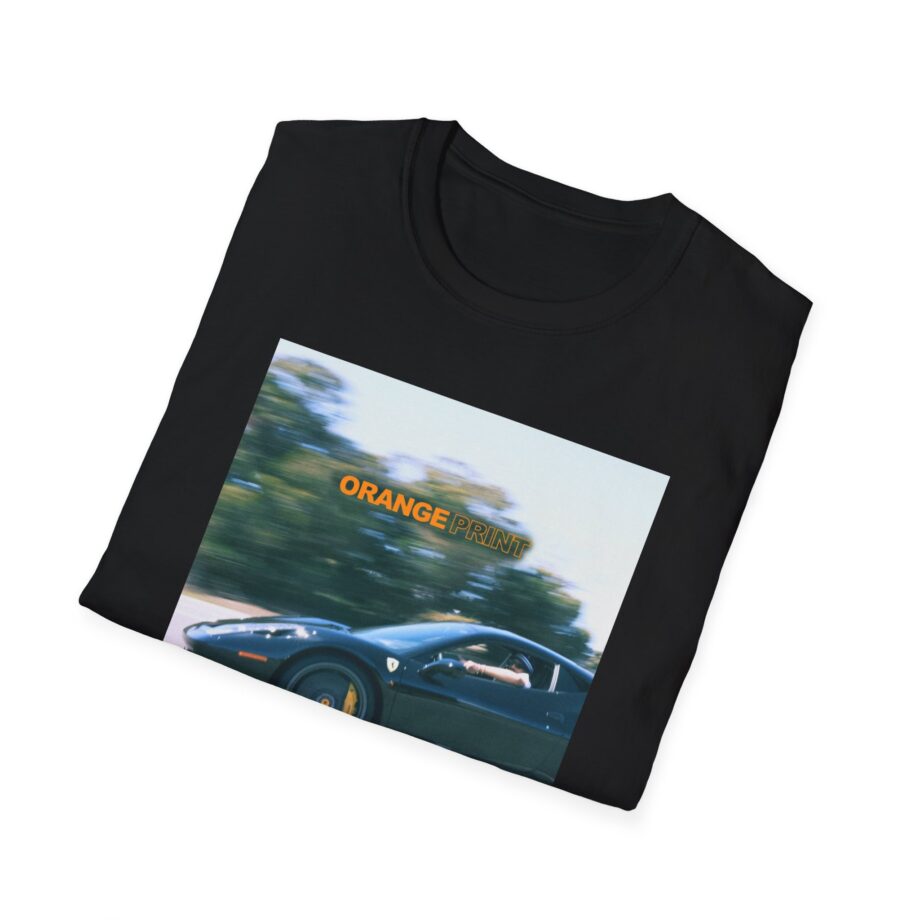 Larry June Orange Print Unisex Softstyle T-shirt