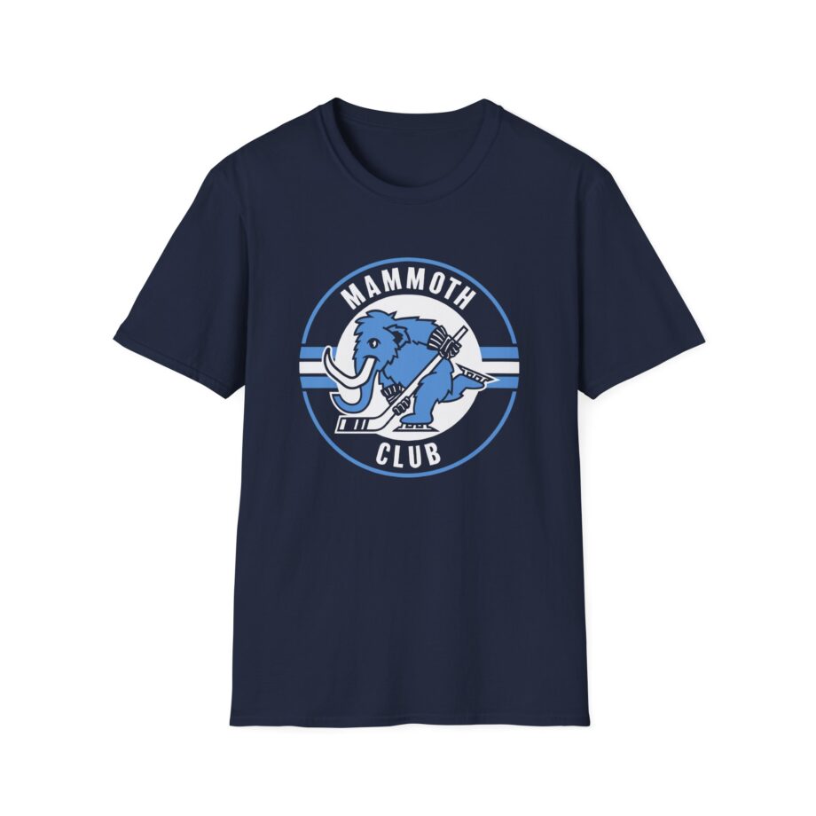 The Mammoth Club Hockey Logo Unisex Softstyle T-Shirt