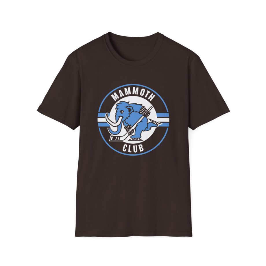 The Mammoth Club Hockey Logo Unisex Softstyle T-Shirt