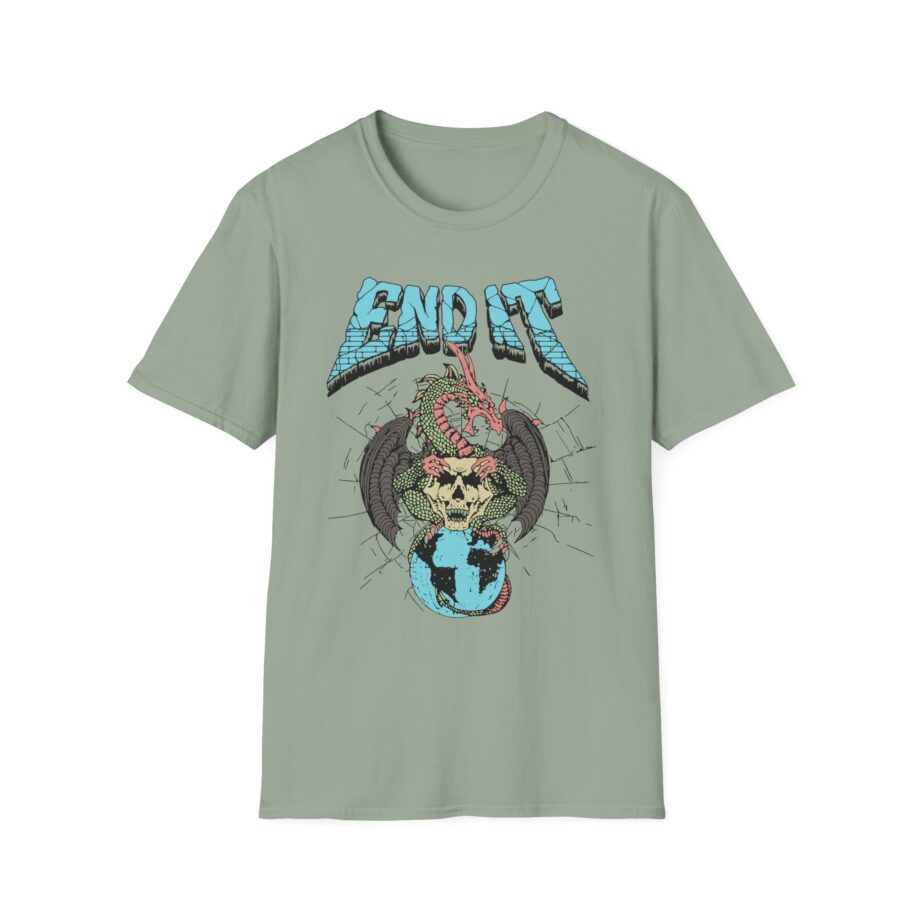 End It Dragon Skull Unisex Softstyle T-Shirt
