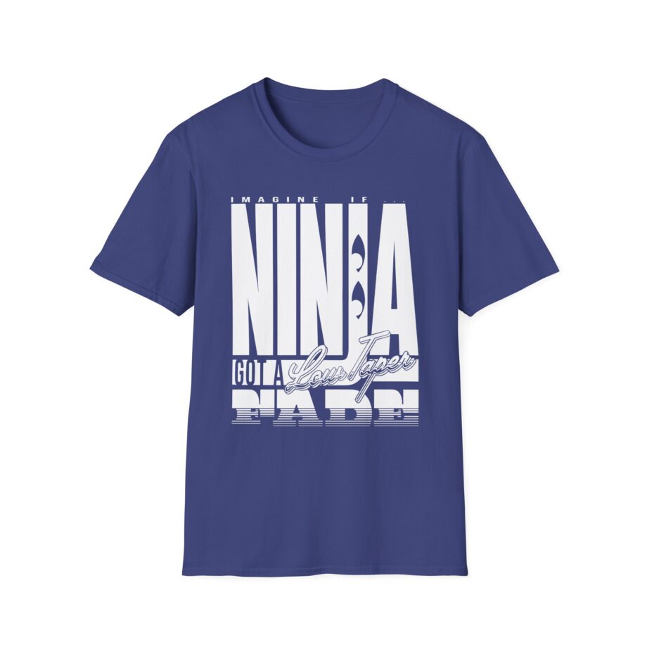 Ninja  Low Taper Fade Tan Unisex Softstyle T-shirt