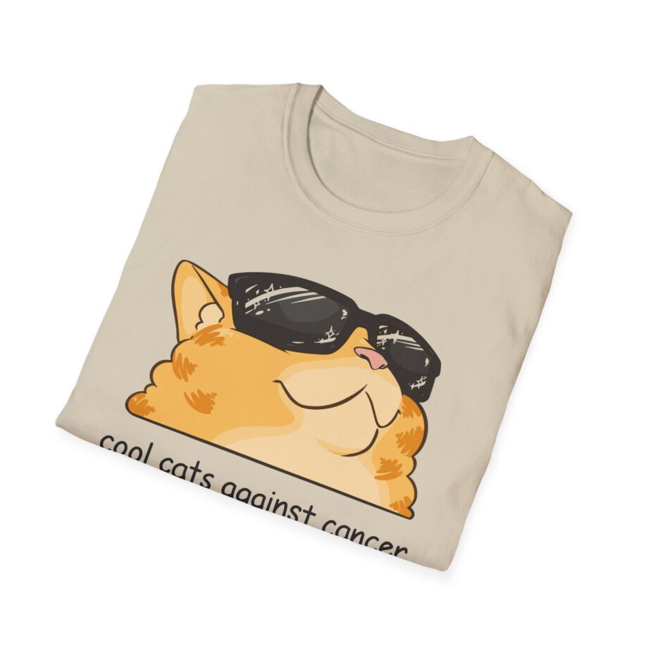 Lilsimsie Cool Cats Against Cancer Unisex Softstyle T-shirt
