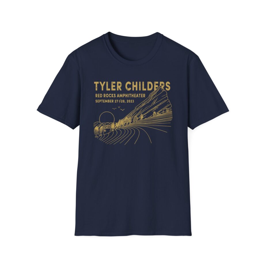 Tyler Childers Red Rocks '23 Unisex Softstyle T-shirt