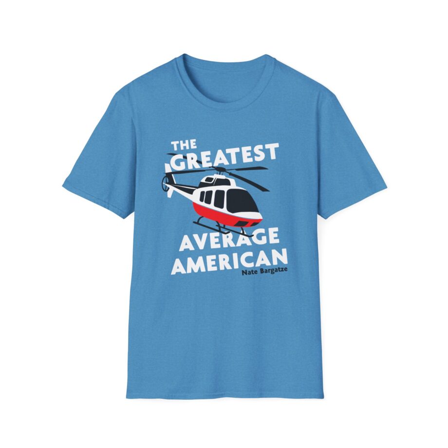 Nate Bargatze The Greatest Average American  Unisex Softstyle T-Shirt
